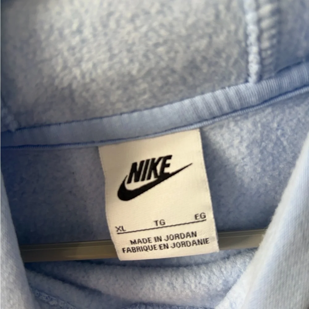 Boys Light Blue Nike Hoodie